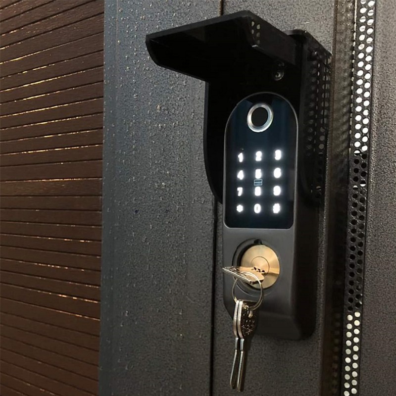 Cách lắp khóa vân tay cho cửa sắt