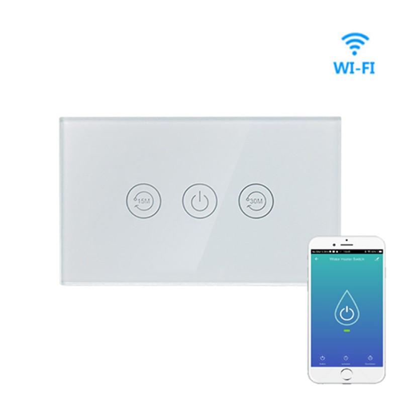 Công tắc wifi hẹn giờ cho bình nóng lạnh Tuya