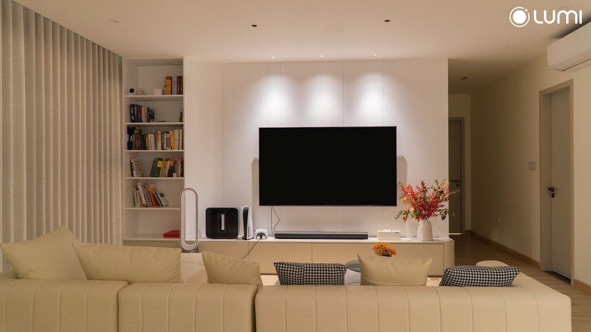 Lựa chọn đèn phù hợp với phòng khách