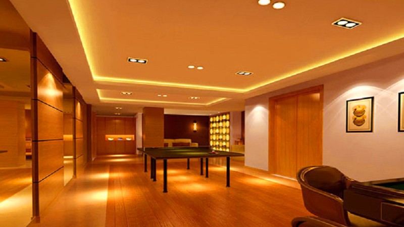 Đèn LED âm trần đôi