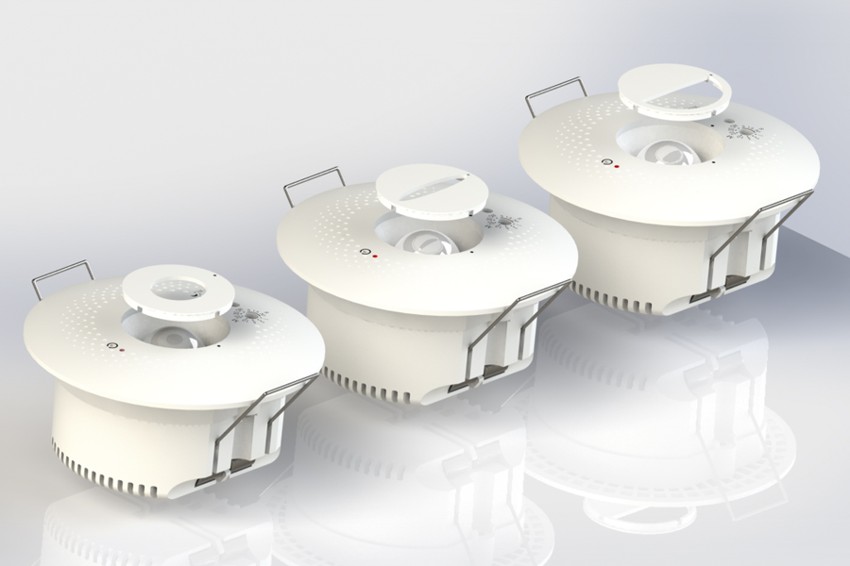 Công tắc cảm biến hồng ngoại 220V gắn trần